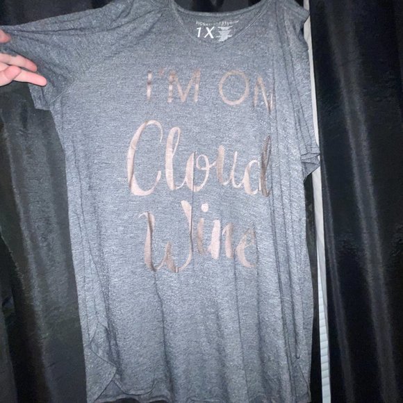 I'm on cloud Wine Shirt - Picture 1 of 5